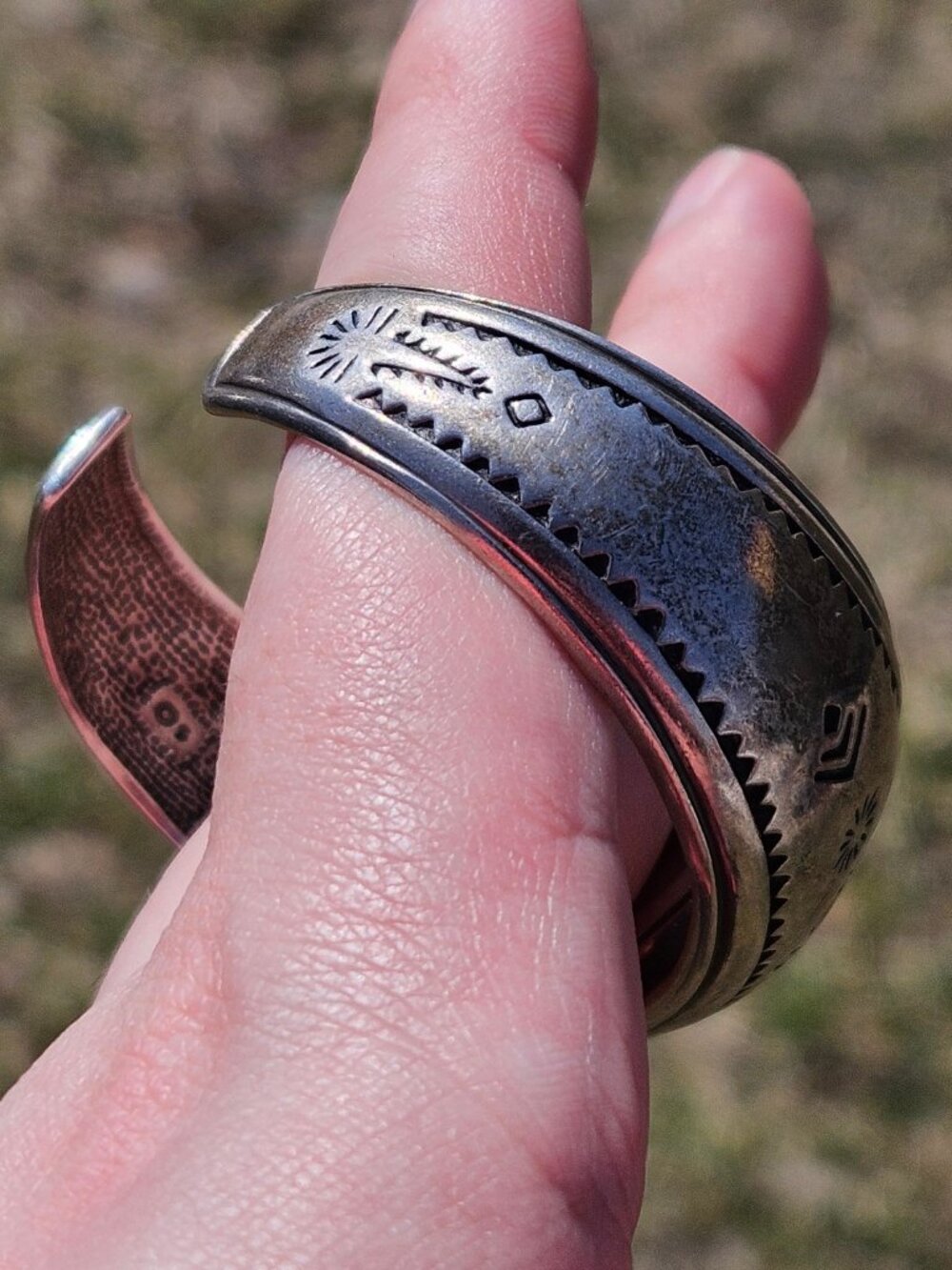 Silpada Designs 925 Sterling Silver Cuff Southwest Style Bangle Watch 5.5 Inches - Picture 7 of 14